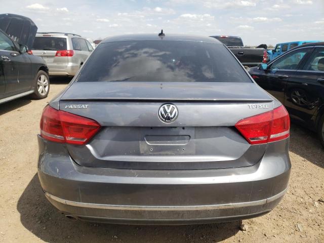 1VWCN7A31DC049497 - 2013 VOLKSWAGEN PASSAT SEL GRAY photo 6