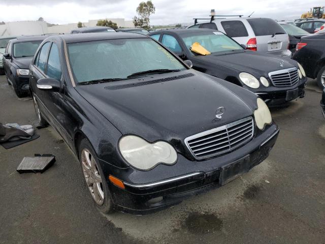 WDBRF40J73F410588 - 2003 MERCEDES-BENZ C 230K SPORT SEDAN BLACK photo 4