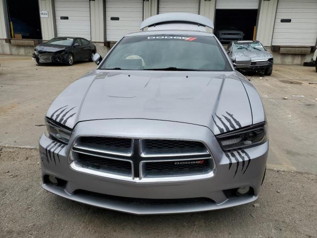 2C3CDXHGXDH655672 - 2013 DODGE CHARGER SXT SILVER photo 5