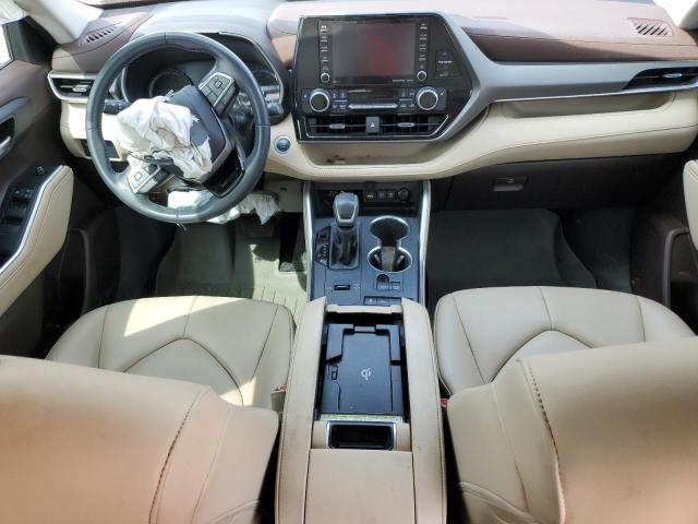 5TDGZRAH5MS525569 - 2021 TOYOTA HIGHLANDER XLE MAROON photo 8