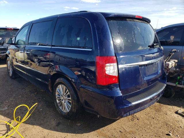 2C4RC1CGXDR564330 - 2013 CHRYSLER TOWN & COU TOURING L BLUE photo 2