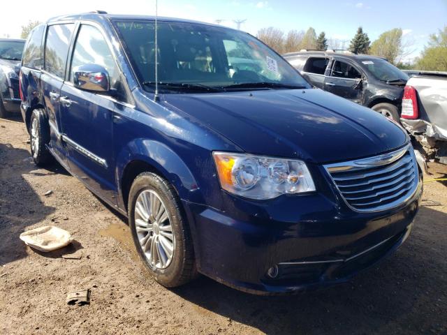 2C4RC1CGXDR564330 - 2013 CHRYSLER TOWN & COU TOURING L BLUE photo 4