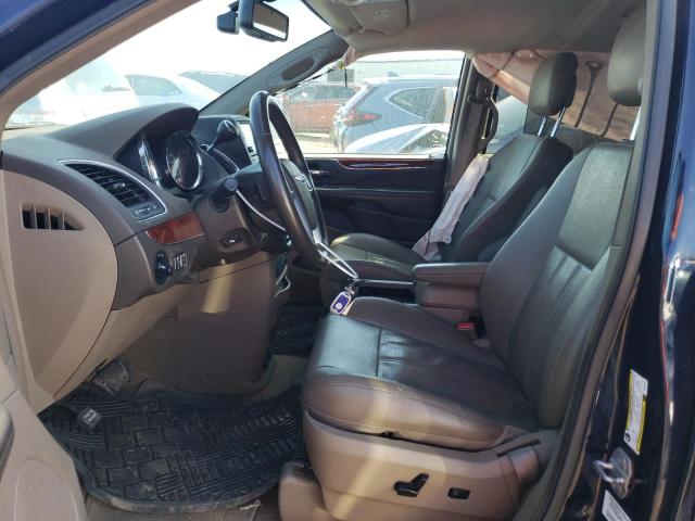 2C4RC1CGXDR564330 - 2013 CHRYSLER TOWN & COU TOURING L BLUE photo 7