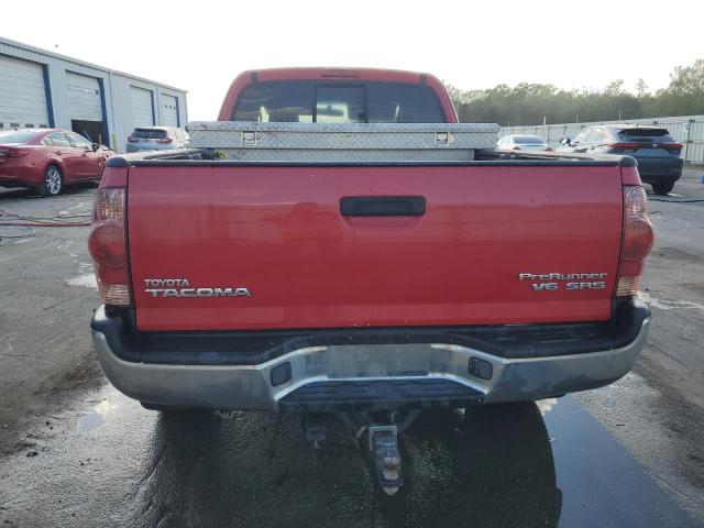 5TETU62N37Z464861 - 2007 TOYOTA TACOMA PRERUNNER ACCESS CAB RED photo 6