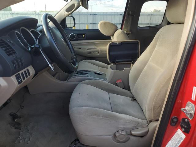 5TETU62N37Z464861 - 2007 TOYOTA TACOMA PRERUNNER ACCESS CAB RED photo 7