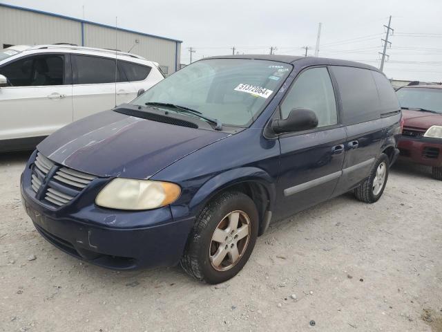 1D4GP45R45B356507 - 2005 DODGE CARAVAN SXT BLUE photo 1