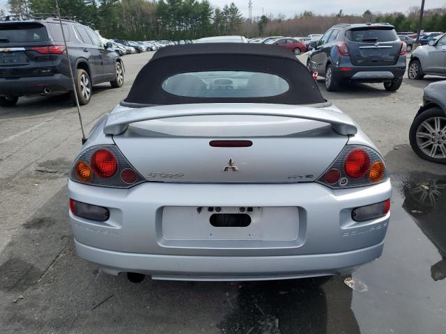 4A3AE75H75E005457 - 2005 MITSUBISHI ECLIPSE SPYDER GTS SILVER photo 6