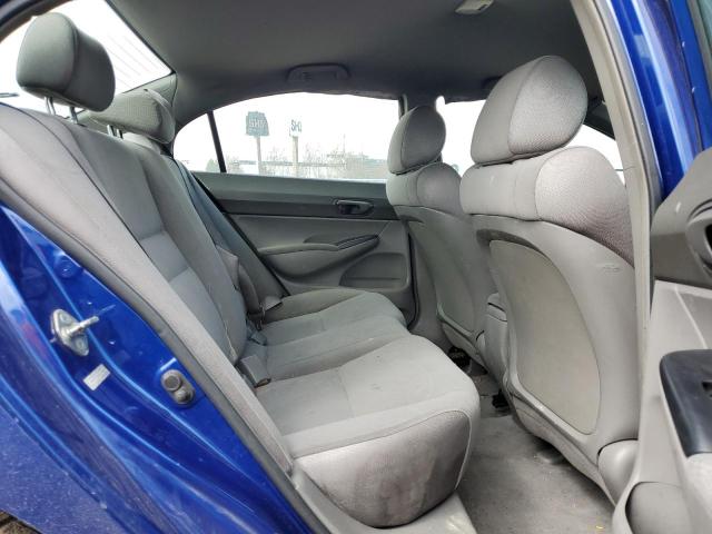 2HGFA16376H037468 - 2006 HONDA CIVIC DX VP BLUE photo 10