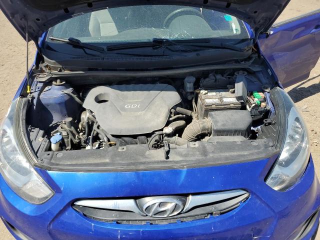 KMHCT4AEXDU425872 - 2013 HYUNDAI ACCENT GLS BLUE photo 11