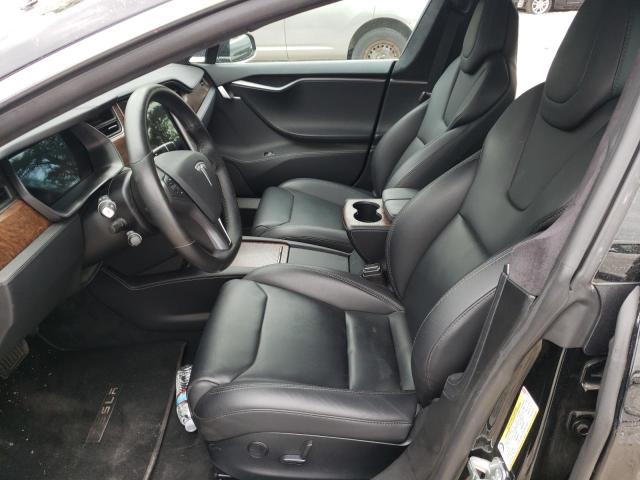 5YJSA1E27JF298121 - 2018 TESLA MODEL S Սև լուսանկար 7