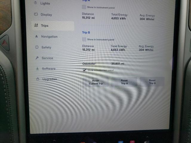 5YJSA1E27JF298121 - 2018 TESLA MODEL S Սև լուսանկար 9