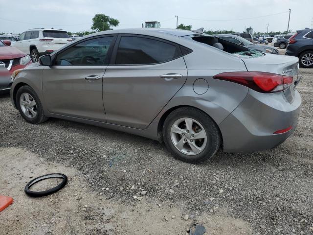 KMHDH4AE8EU107143 - 2014 HYUNDAI ELANTRA SE SILVER photo 2