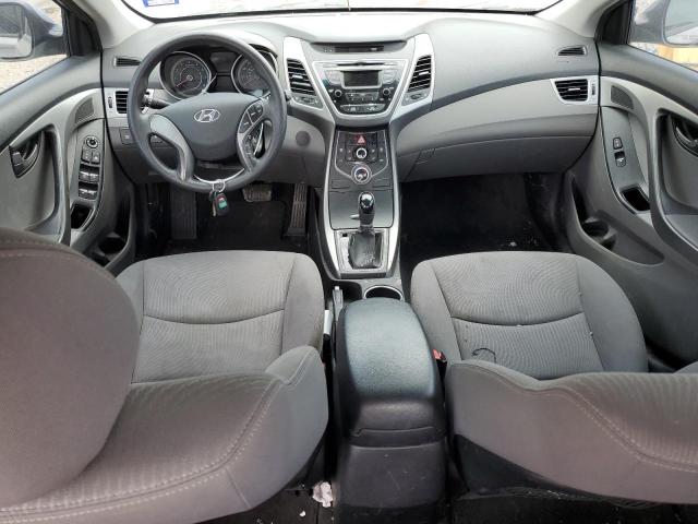 KMHDH4AE8EU107143 - 2014 HYUNDAI ELANTRA SE SILVER photo 8