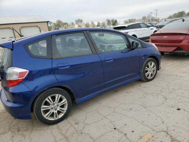 JHMGE88479S007842 - 2009 HONDA FIT SPORT BLUE photo 3