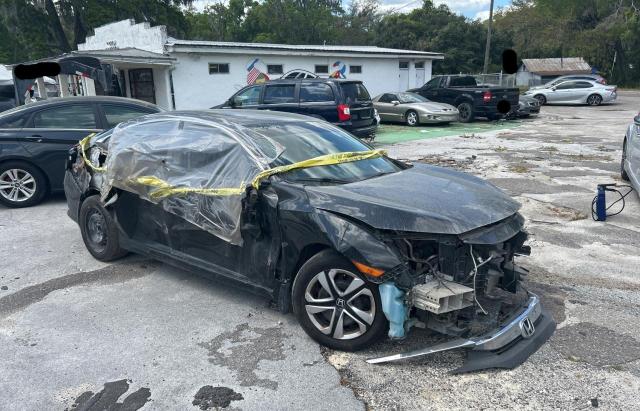 19XFC2F50GE039074 - 2016 HONDA CIVIC LX BLACK photo 1