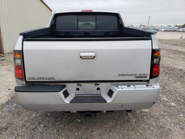 2HJYK16406H553437 - 2006 HONDA RIDGELINE RTS SILVER photo 6