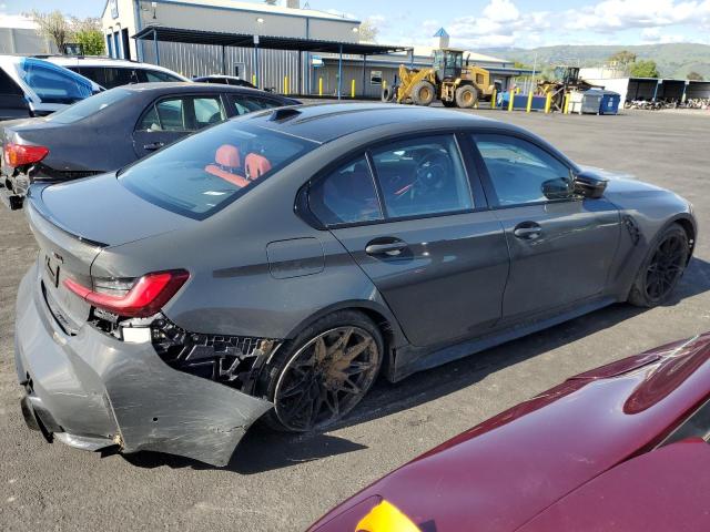 WBS33AY02RFT47041 - 2024 BMW M3 COMPETITION GRAY photo 3