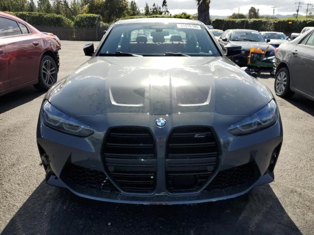 WBS33AY02RFT47041 - 2024 BMW M3 COMPETITION GRAY photo 5