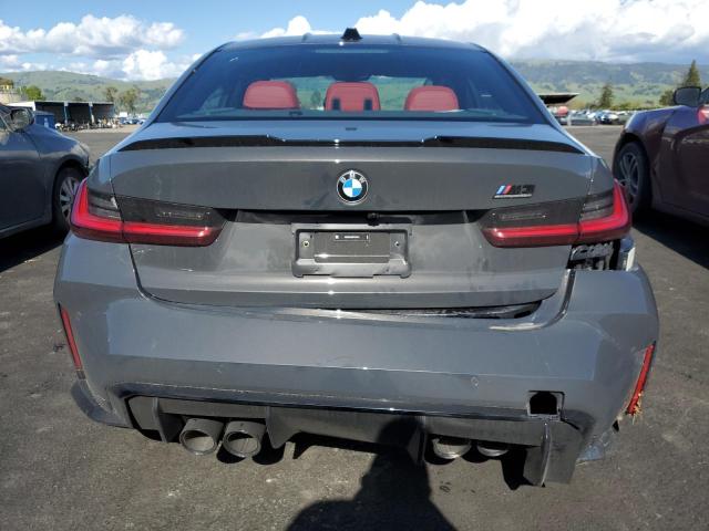 WBS33AY02RFT47041 - 2024 BMW M3 COMPETITION GRAY photo 6