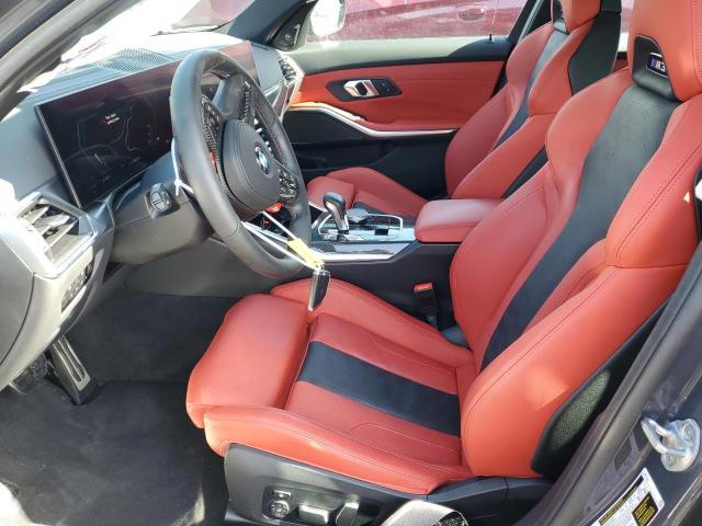 WBS33AY02RFT47041 - 2024 BMW M3 COMPETITION GRAY photo 7