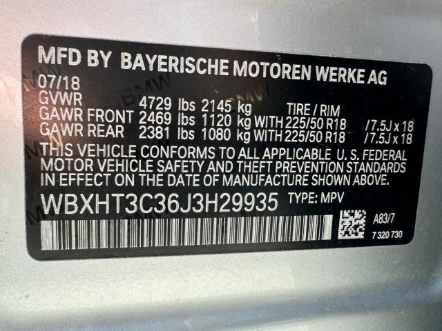 WBXHT3C36J3H29935 - 2018 BMW X1 XDRIVE28I SILVER photo 15