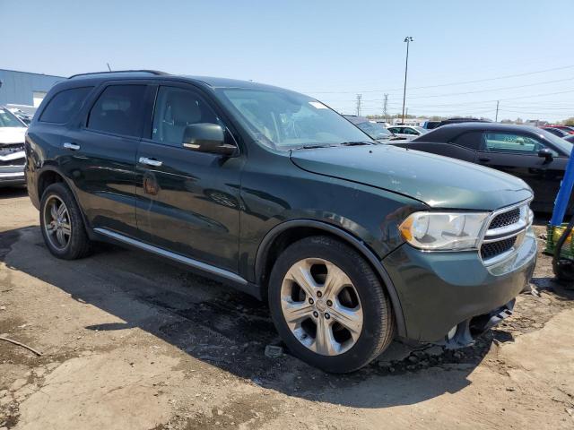 1D4RE4GG9BC677183 - 2011 DODGE DURANGO CREW GREEN photo 4