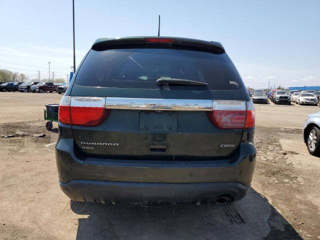 1D4RE4GG9BC677183 - 2011 DODGE DURANGO CREW GREEN photo 6