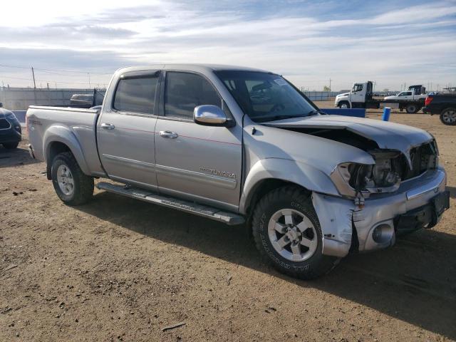 5TBDT44134S455049 - 2004 TOYOTA TUNDRA DOUBLE CAB SR5 SILVER photo 4