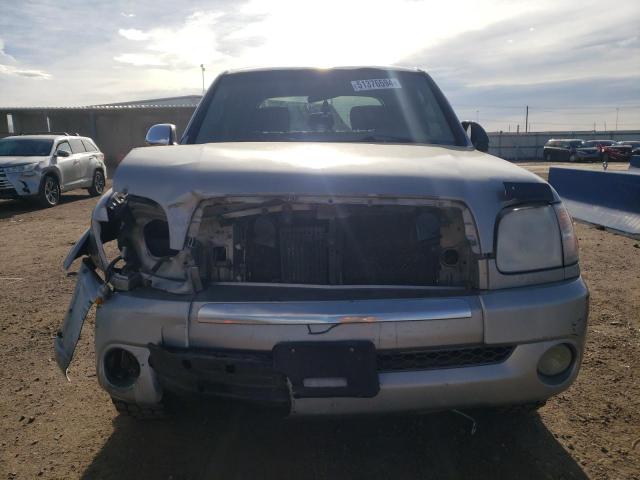 5TBDT44134S455049 - 2004 TOYOTA TUNDRA DOUBLE CAB SR5 SILVER photo 5