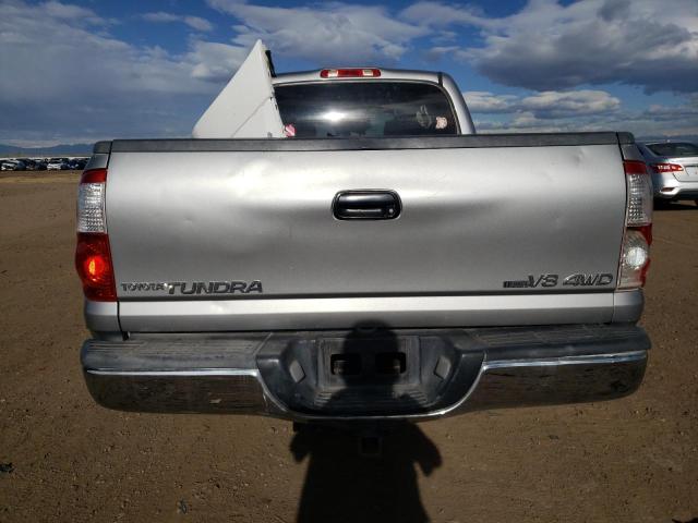 5TBDT44134S455049 - 2004 TOYOTA TUNDRA DOUBLE CAB SR5 SILVER photo 6