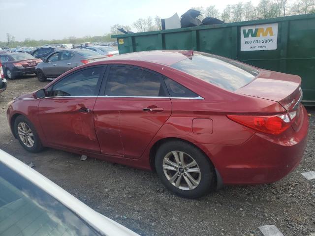 5NPEB4AC1BH259912 - 2011 HYUNDAI SONATA GLS BURGUNDY photo 2