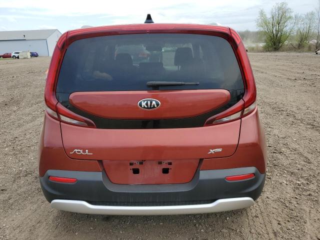 KNDJ23AU0L7023520 - 2020 KIA SOUL LX ORANGE photo 6