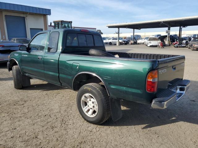 4TASM92N0YZ642019 - 2000 TOYOTA TACOMA XTRACAB PRERUNNER GREEN photo 2