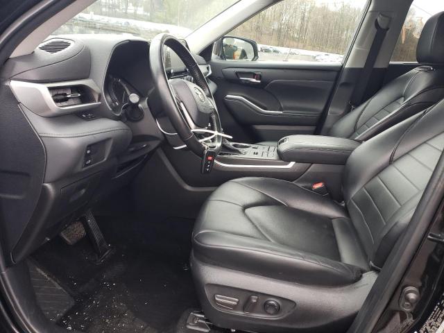 5TDHZRBH9NS572429 - 2022 TOYOTA HIGHLANDER XLE BLACK photo 7