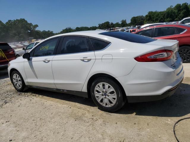 3FA6P0G75ER350472 - 2014 FORD FUSION S WHITE photo 2