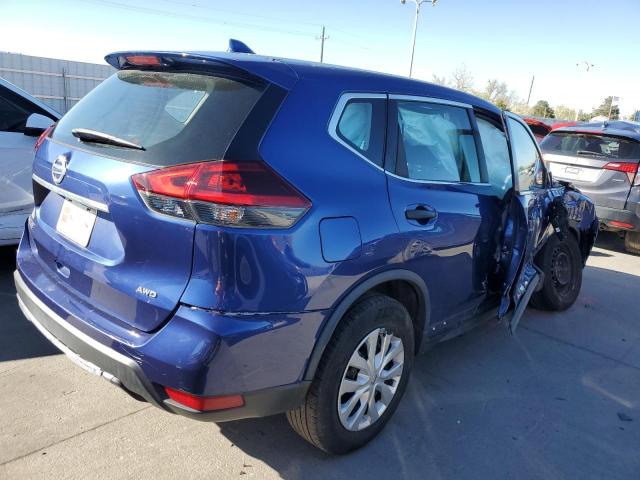 KNMAT2MV3JP517167 - 2018 NISSAN ROGUE S BLUE photo 3