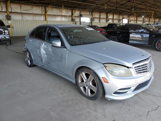 WDDGF8BB7BR148256 - 2011 MERCEDES-BENZ C 300 4MATIC SILVER photo 4