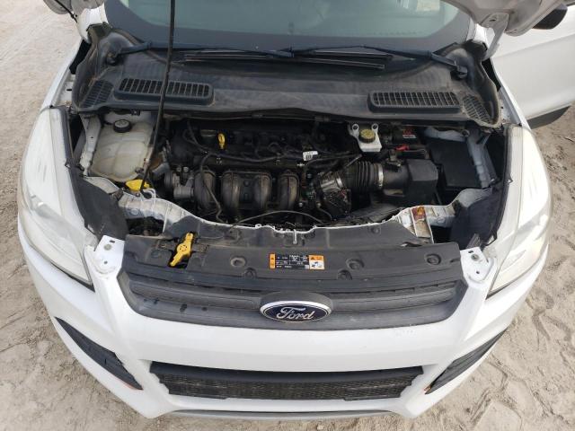 1FMCU0F76EUD25687 - 2014 FORD ESCAPE S WHITE photo 11