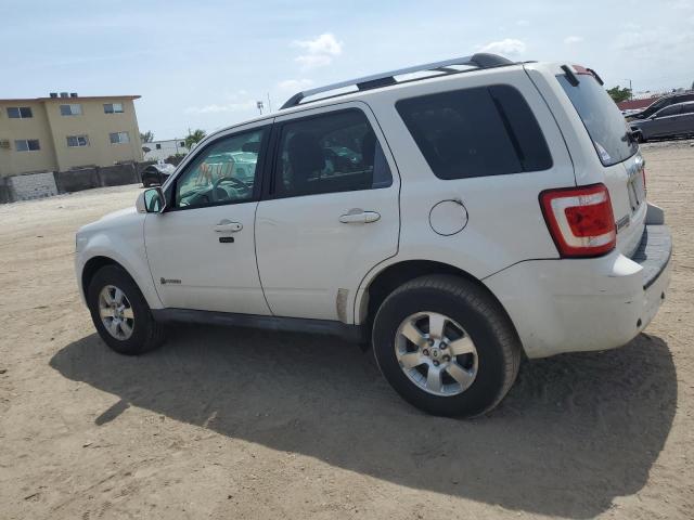 1FMCU49359KA28427 - 2009 FORD ESCAPE HYBRID WHITE photo 2