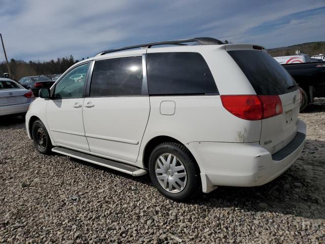 5TDZK23C98S180199 - 2008 TOYOTA SIENNA CE WHITE photo 2