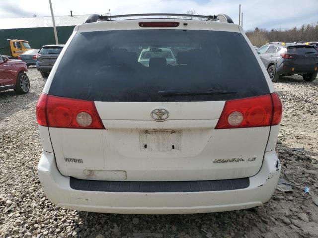 5TDZK23C98S180199 - 2008 TOYOTA SIENNA CE WHITE photo 6