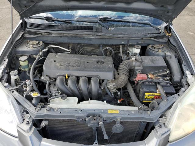 2T1KR32EX6C554279 - 2006 TOYOTA COROLLA MA XR GRAY photo 11