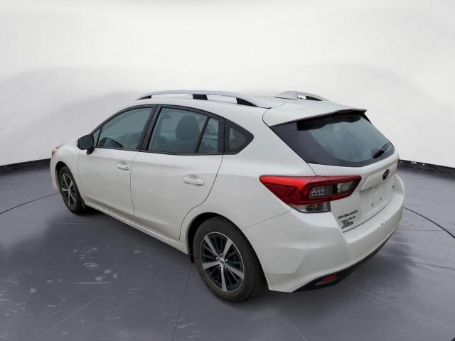 4S3GTAD67M3711161 - 2021 SUBARU IMPREZA PREMIUM WHITE photo 2