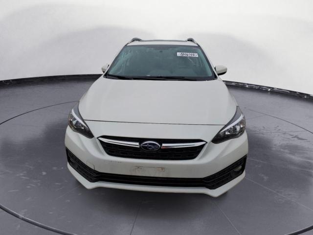 4S3GTAD67M3711161 - 2021 SUBARU IMPREZA PREMIUM WHITE photo 5