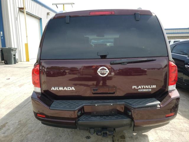 5N1BA0NF0DN603585 - 2013 NISSAN ARMADA PLATINUM MAROON photo 6