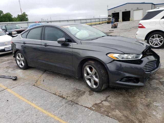 3FA6P0G77GR193126 - 2016 FORD FUSION S GRAY photo 4