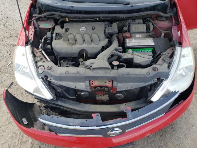 3N1BC13E07L393088 - 2007 NISSAN VERSA S RED photo 11