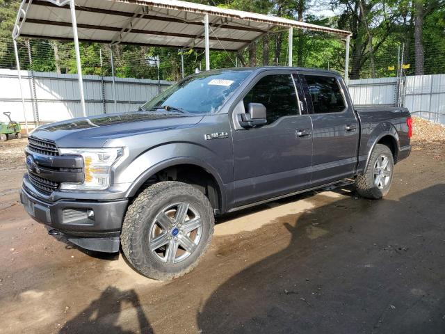 1FTEW1EPXJFC09342 - 2018 FORD F150 SUPERCREW GRAY photo 1