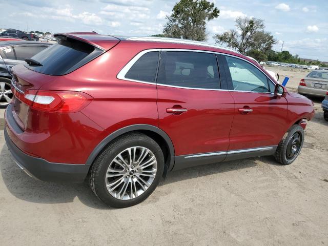 2LMTJ6LR0GBL57937 - 2016 LINCOLN MKX RESERVE RED photo 3