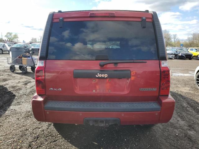 1J8HG48N16C228711 - 2006 JEEP COMMANDER 红色 照片 6